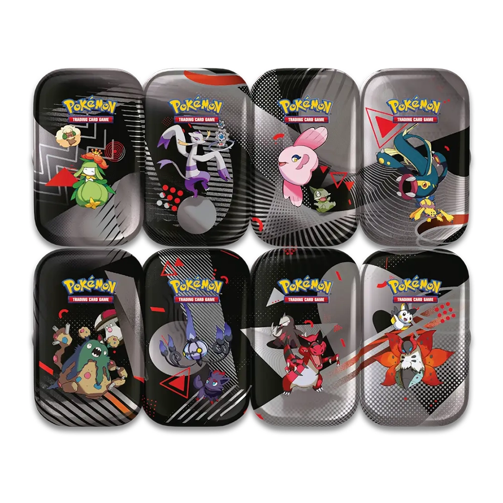 Mini Tin Cartes Pokémon EV10.5 Écarlate et Violet – Foudre Noire et Flamme Blanche