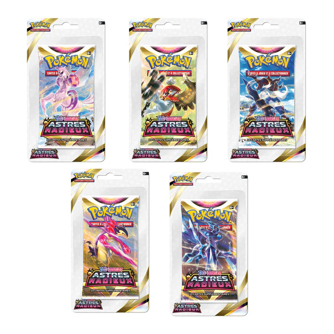 Boosters Pokémon Astres Radieux – 4 Packs