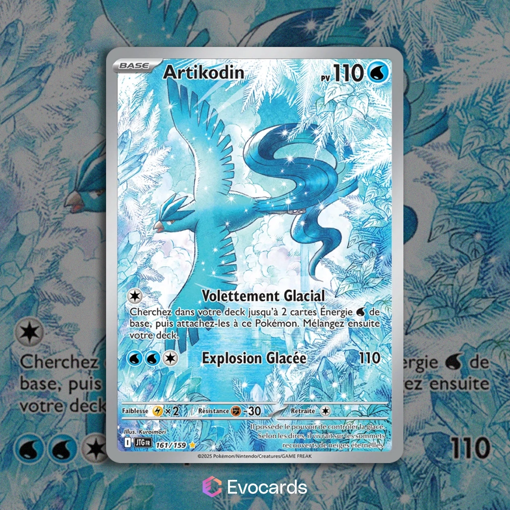 Carte Pokémon Artikodin AR 161/159 Aventures Ensembles EV09 JTG FR