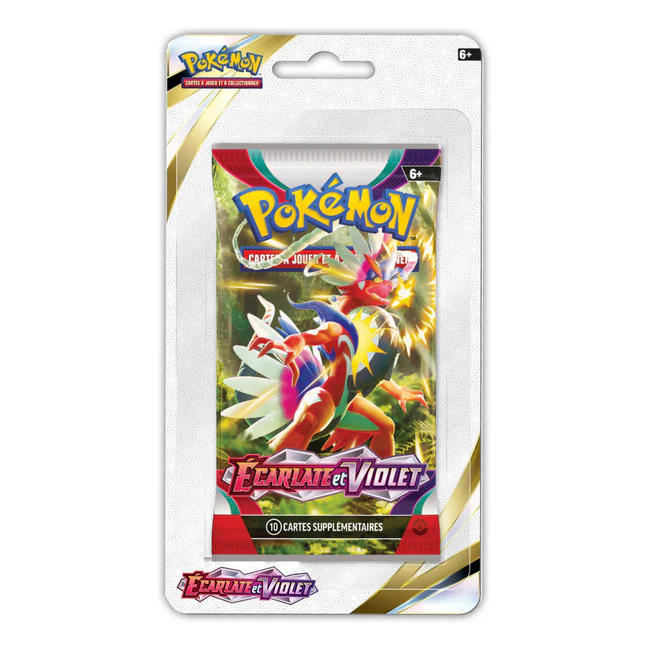 Boosters Pokémon Écarlate et Violet – 4 Packs – Image 3