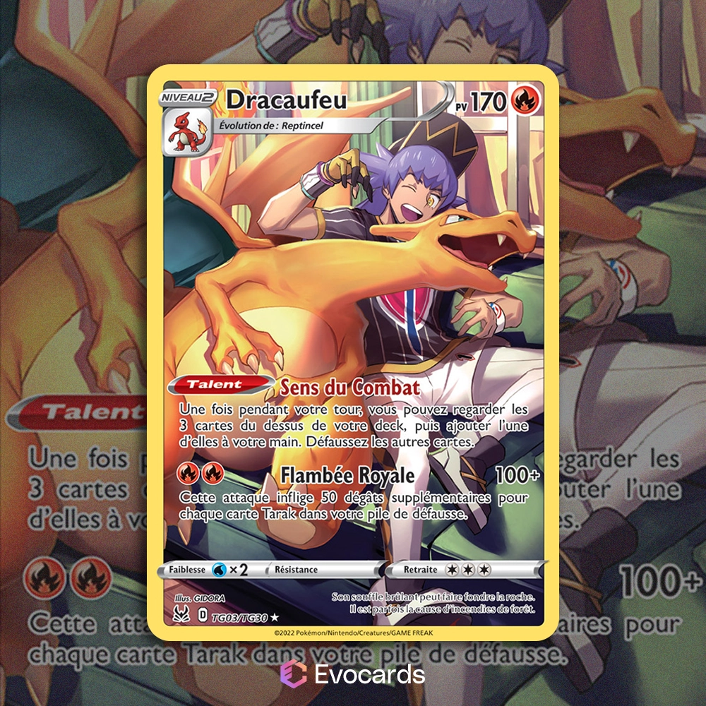 Carte Pokémon Dracaufeu TG03/TG30 Origine Perdue EB11