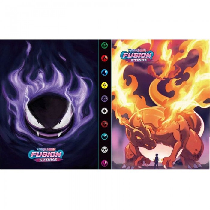 Classeur Pokémon Dracaufeu Gigamax et Fantominus