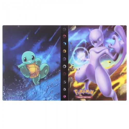 Classeur Pokémon Mewtwo et Carapuce