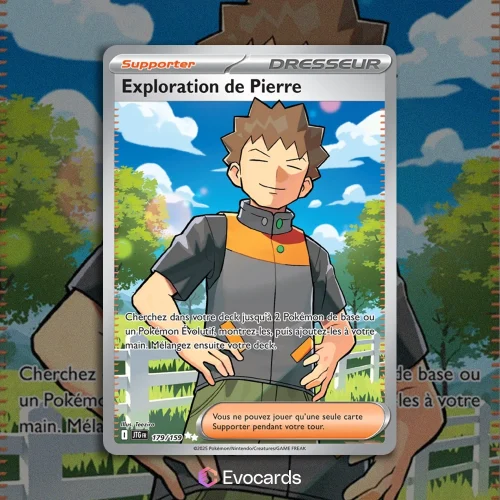 Carte Pokémon Exploration de Pierre (JTG 179/159) – Aventures Ensemble