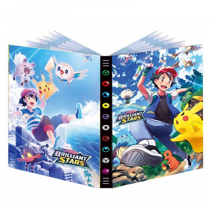 Range Carte Pokémon Sacha et Pikachu