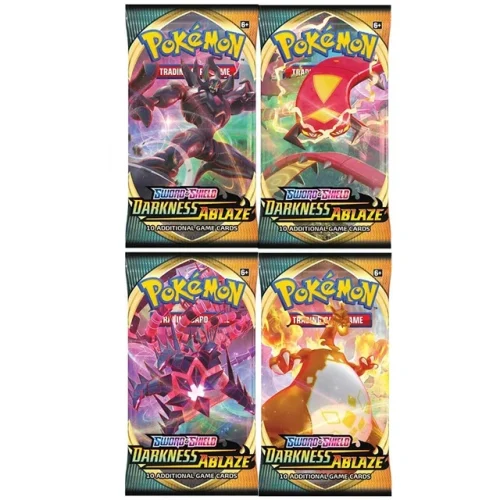 Boosters Pokémon Ténèbres Embrasées – 4 Packs
