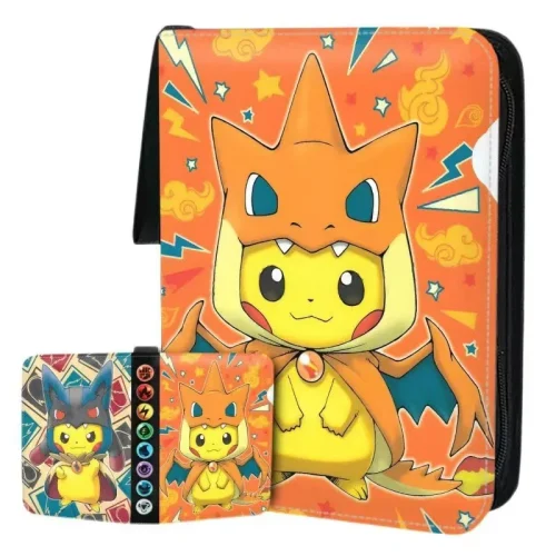 Classeur Pikachu Déguisé en Dracaufeu