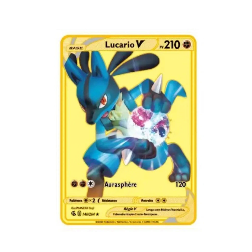 Carte Gold Pokémon Lucario
