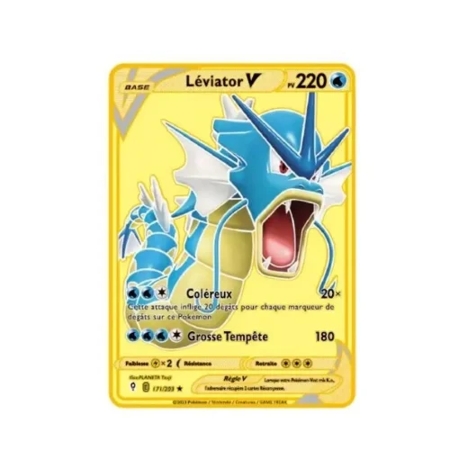 Carte Gold Pokémon Léviator