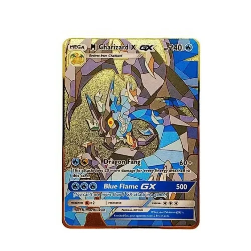 Carte Gold Dracaufeu X GX