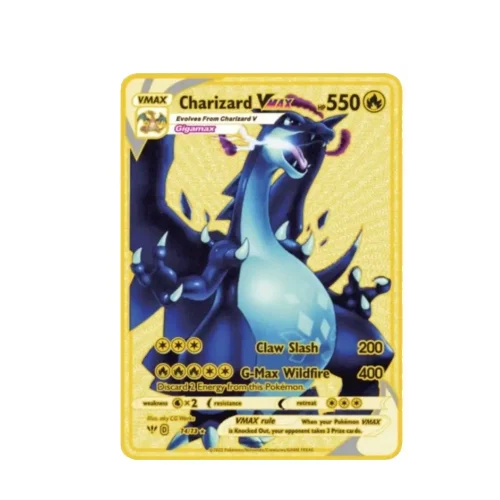 Carte Gold Black Dracaufeu VMAX