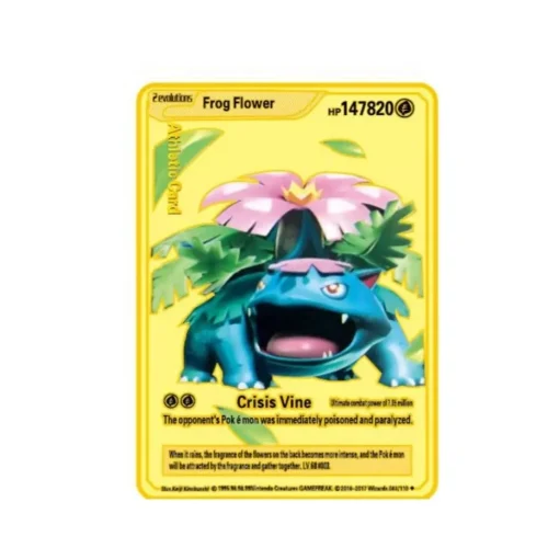 Carte Gold Pokémon Florizarre