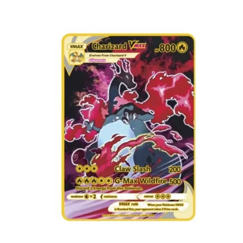 Carte Red-Gold Dracaufeu Vmax