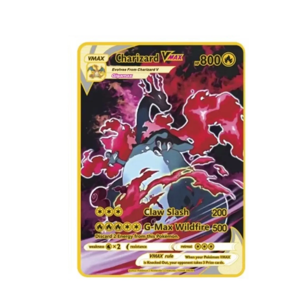 Carte Red-Gold Dracaufeu Vmax