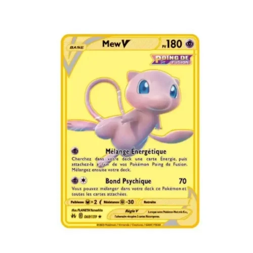 Carte Pokémon Gold Mew V