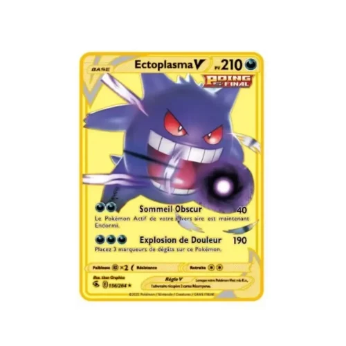 Carte Gold Pokémon Ectoplasma