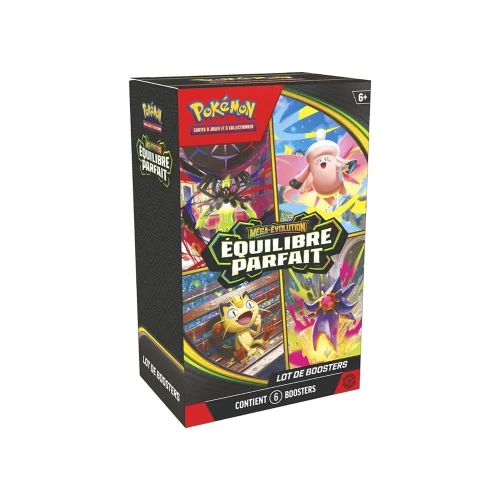 Bundle 6 boosters ME03 – Méga Evolution – Équilibre Parfait