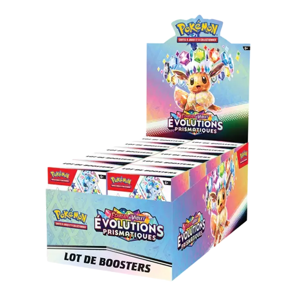 Bundle 6 boosters EV08.5 – Évolutions Prismatiques